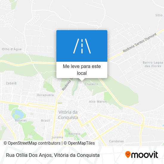 Rua Otília Dos Anjos mapa