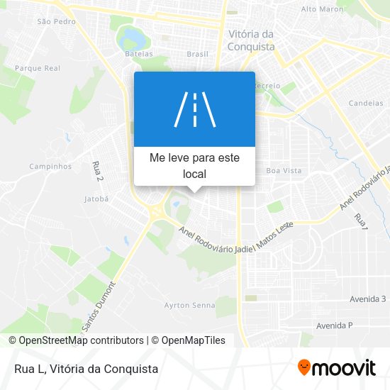 Rua L mapa