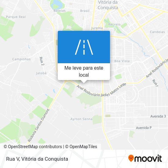 Rua V mapa