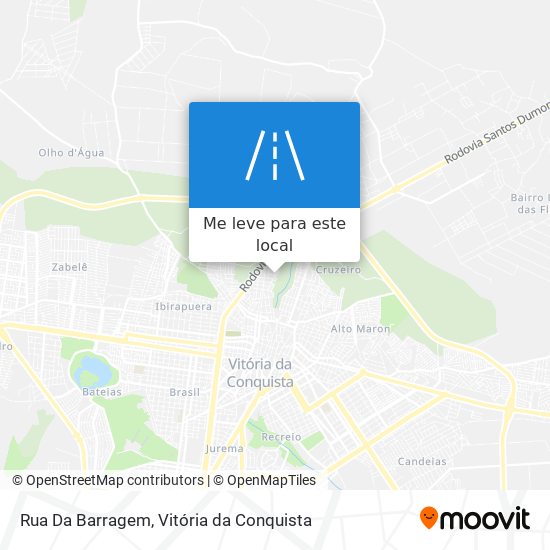 Rua Da Barragem mapa