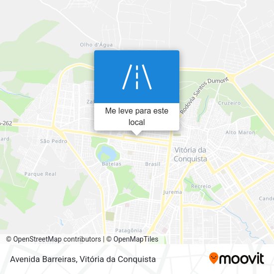 Avenida Barreiras mapa