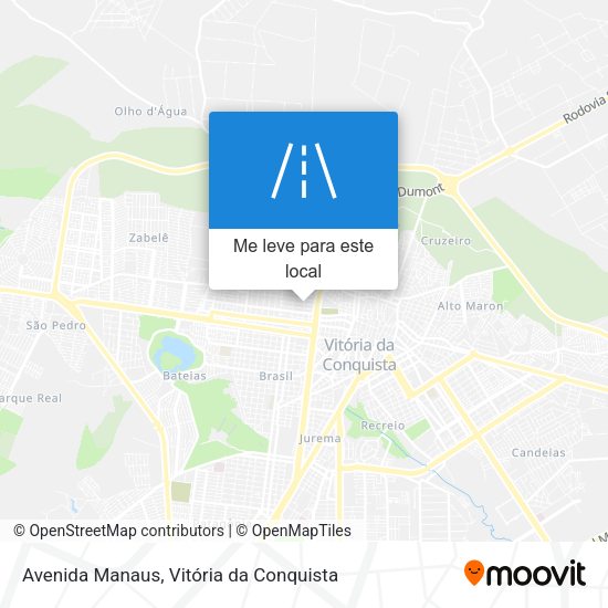 Avenida Manaus mapa