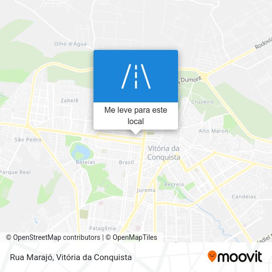Rua Marajó mapa