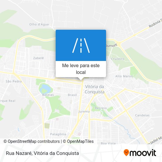 Rua Nazaré mapa