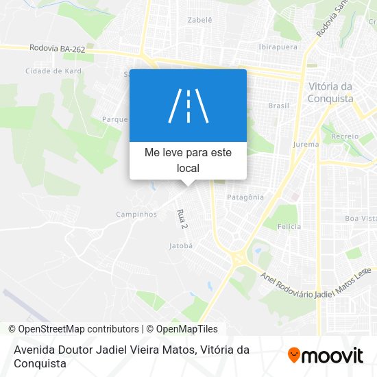 Avenida Doutor Jadiel Vieira Matos mapa