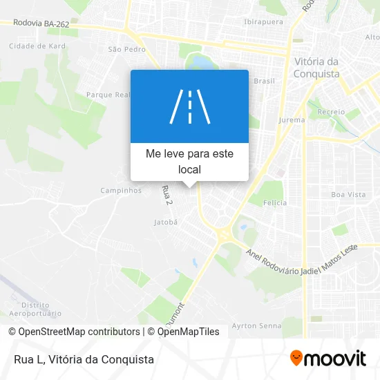 Rua L mapa