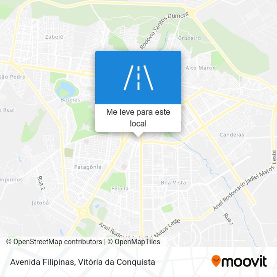 Avenida Filipinas mapa