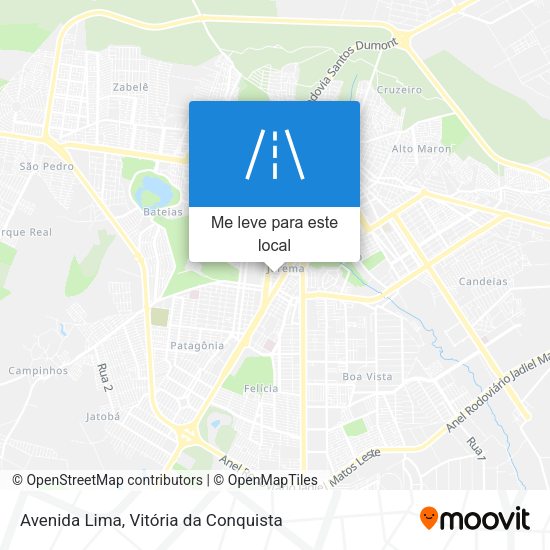 Avenida Lima mapa