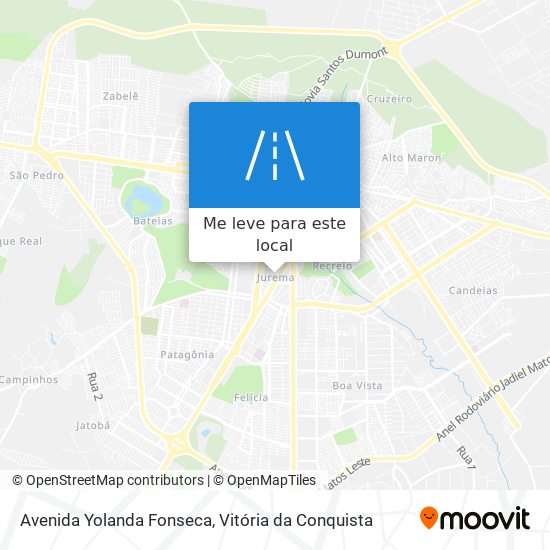 Avenida Yolanda Fonseca mapa