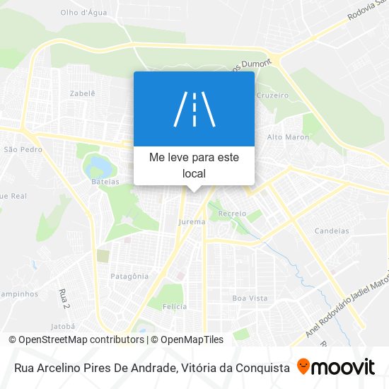 Rua Arcelino Pires De Andrade mapa