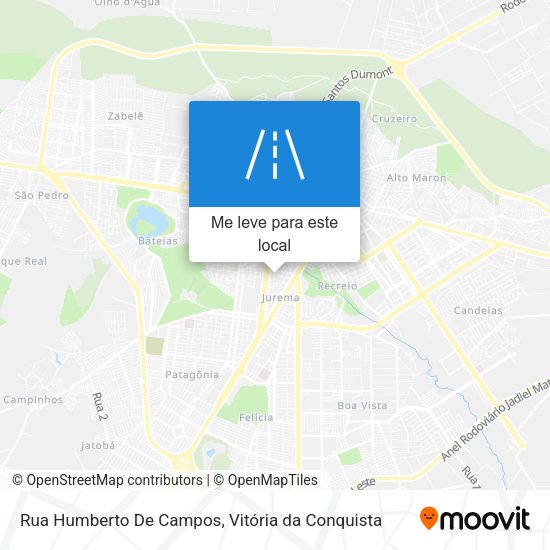 Rua Humberto De Campos mapa