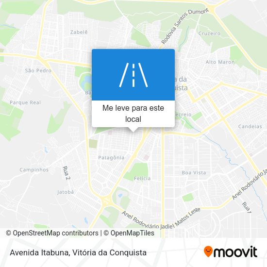 Avenida Itabuna mapa