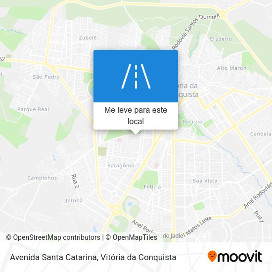 Avenida Santa Catarina mapa