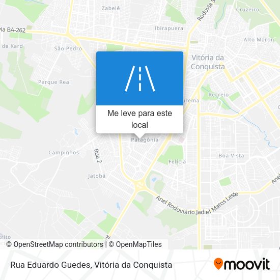 Rua Eduardo Guedes mapa