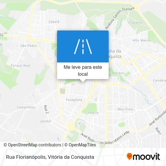 Rua Florianópolis mapa