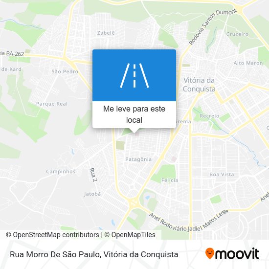 Rua Morro De São Paulo mapa