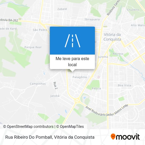 Rua Ribeiro Do Pomball mapa