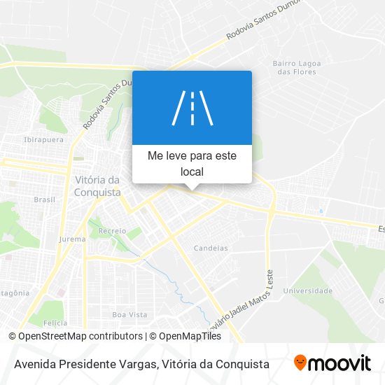 Avenida Presidente Vargas mapa