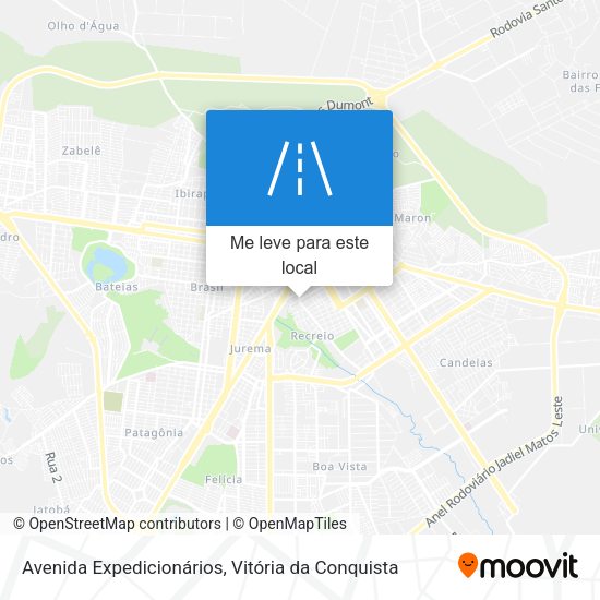 Avenida Expedicionários mapa