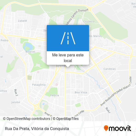 Rua Da Prata mapa