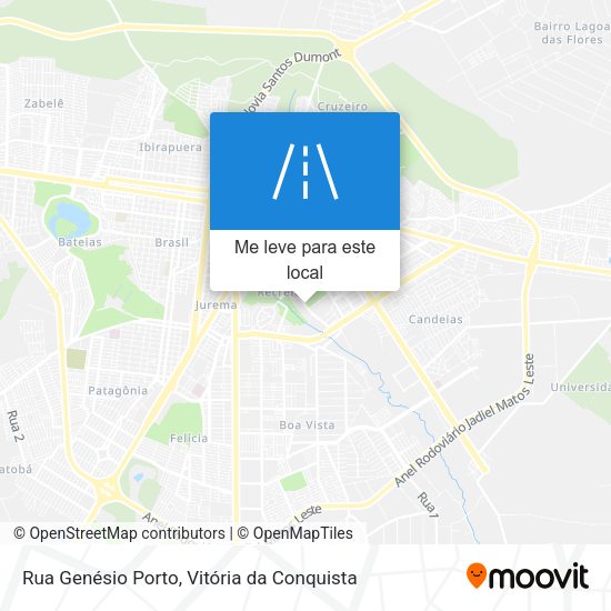 Rua Genésio Porto mapa