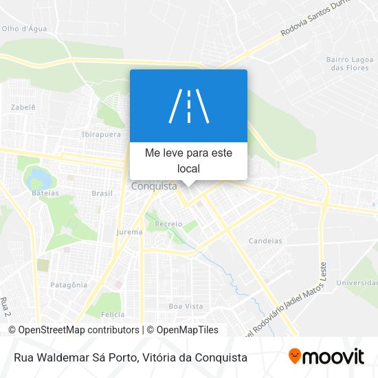 Rua Waldemar Sá Porto mapa