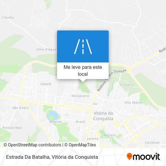 Estrada Da Batalha mapa