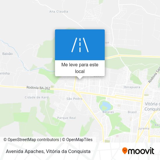 Avenida Apaches mapa