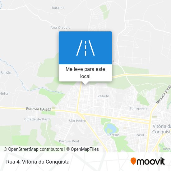 Rua 4 mapa