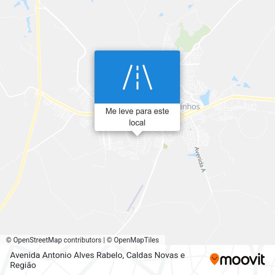 Avenida Antonio Alves Rabelo mapa