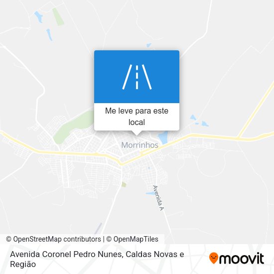 Avenida Coronel Pedro Nunes mapa