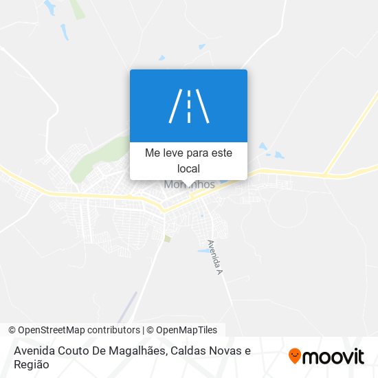 Avenida Couto De Magalhães mapa