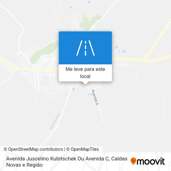 Avenida Juscelino Kubitschek Ou Avenida C mapa