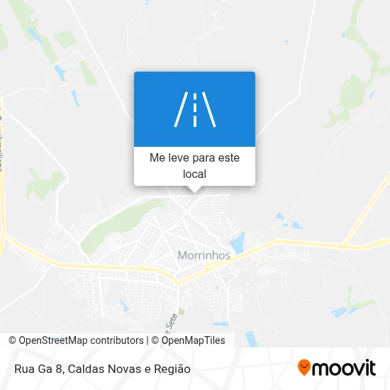 Rua Ga 8 mapa