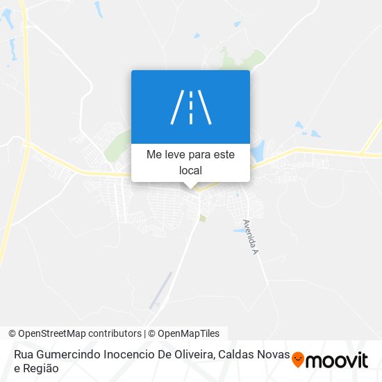 Rua Gumercindo Inocencio De Oliveira mapa