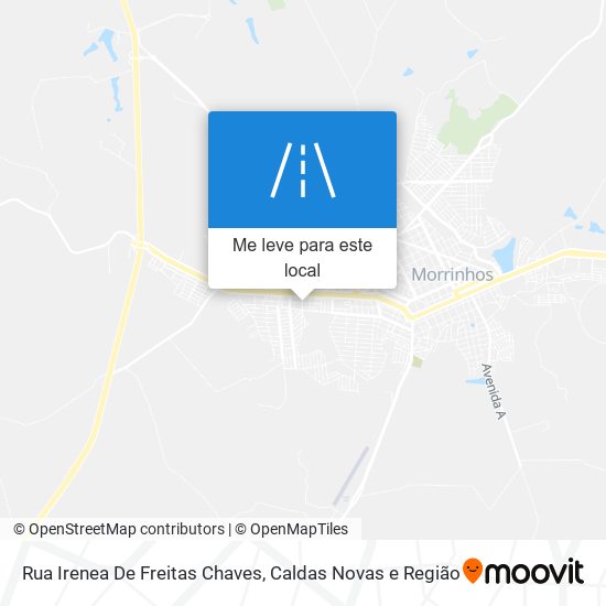 Rua Irenea De Freitas Chaves mapa