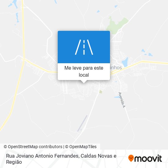 Rua Joviano Antonio Fernandes mapa