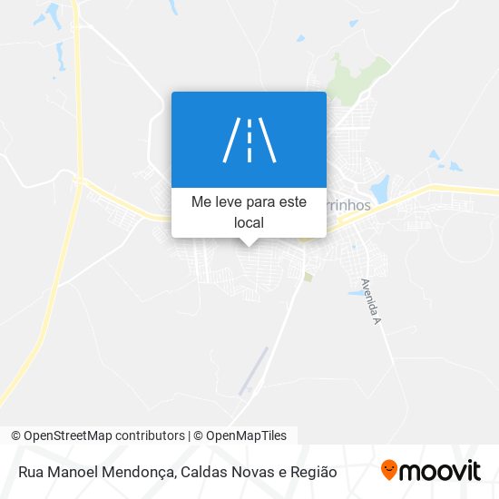 Rua Manoel Mendonça mapa
