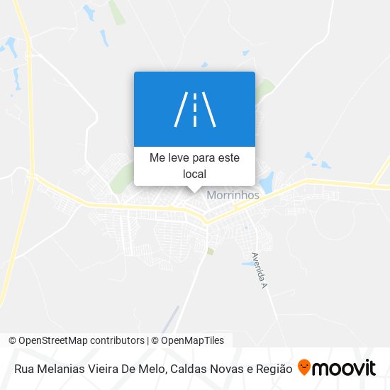 Rua Melanias Vieira De Melo mapa