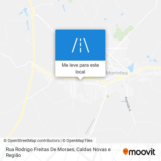Rua Rodrigo Freitas De Moraes mapa