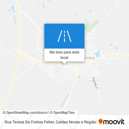 Rua Tereza De Freitas Felter mapa