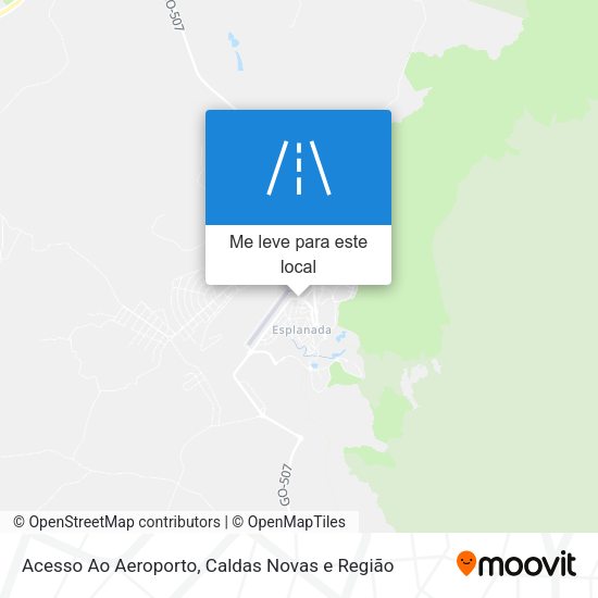 Acesso Ao Aeroporto mapa