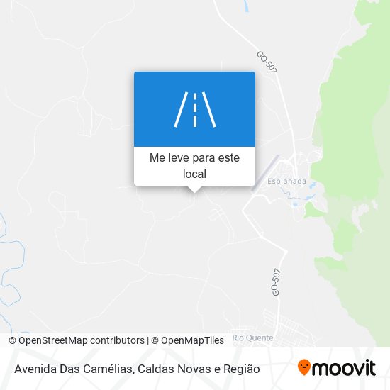 Avenida Das Camélias mapa