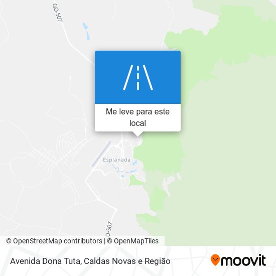 Avenida Dona Tuta mapa