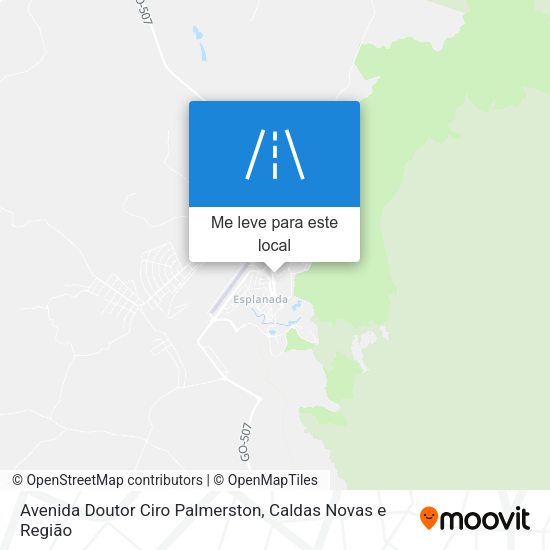 Avenida Doutor Ciro Palmerston mapa