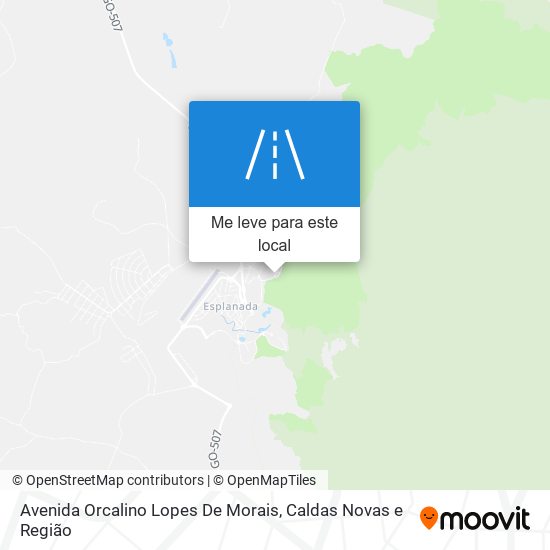 Avenida Orcalino Lopes De Morais mapa