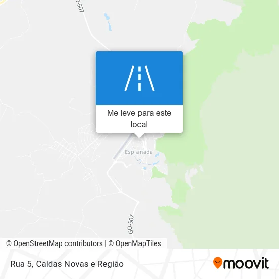 Rua 5 mapa