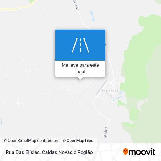 Rua Das Elísias mapa