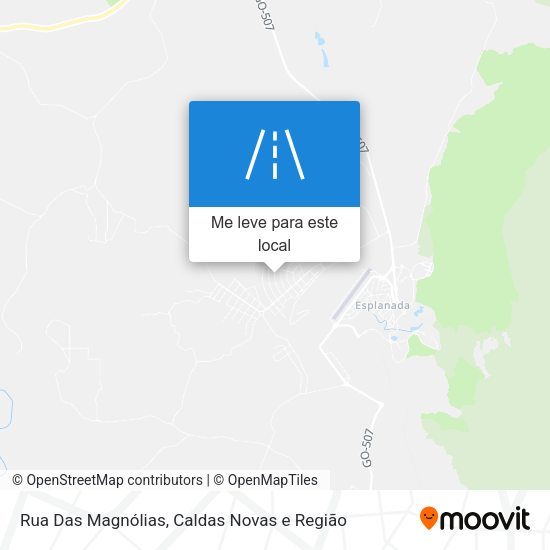 Rua Das Magnólias mapa