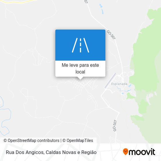 Rua Dos Angicos mapa